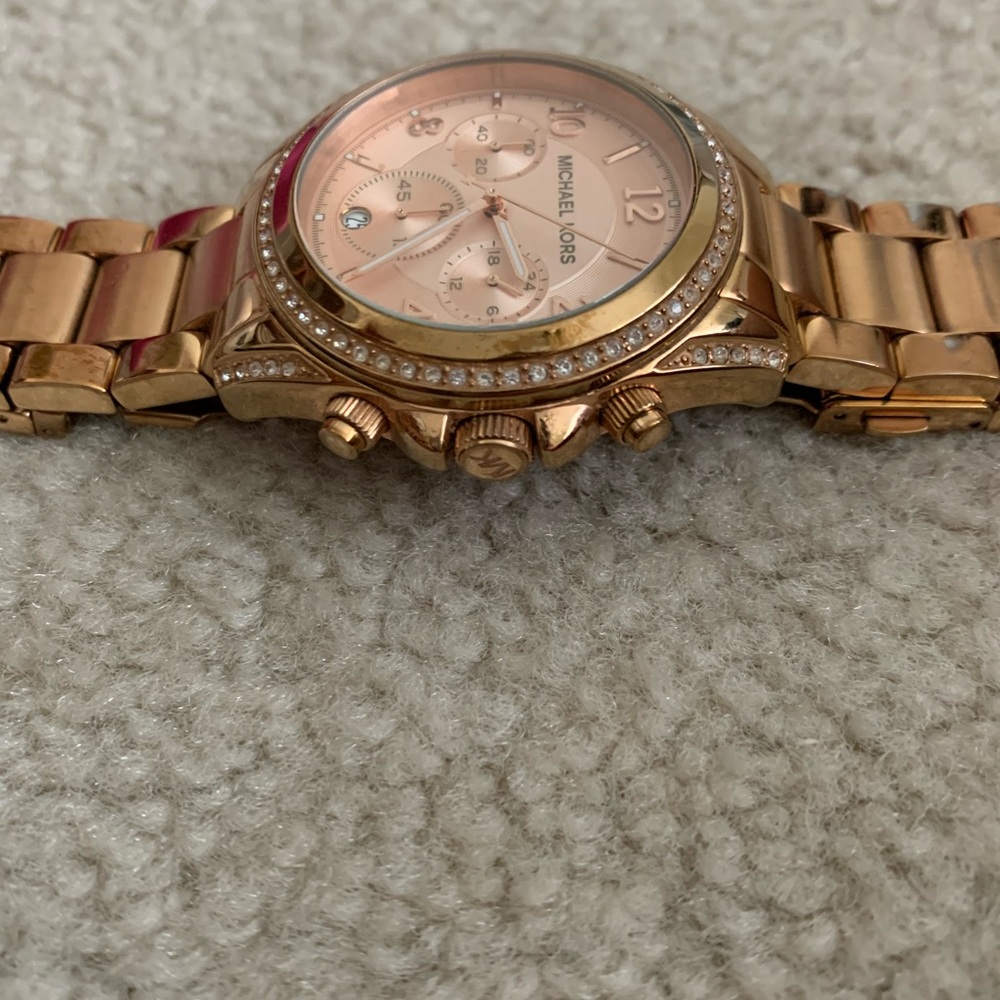 Blair Chronograph Rose Gold MK-5263 - Picture 6 of 8